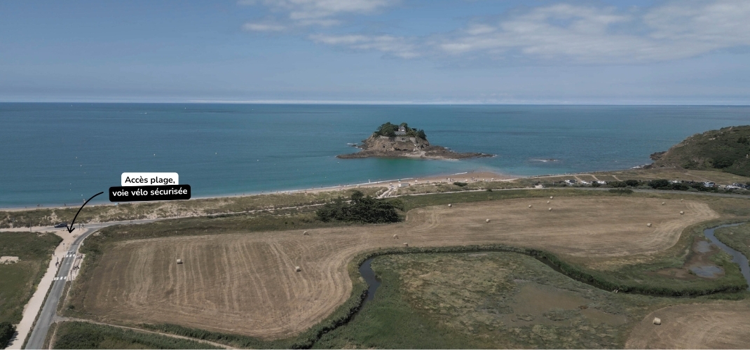 acces-plage-duguesclin-voie-velo