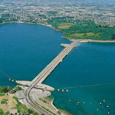 Barrage de la Rance - Vue aérienne